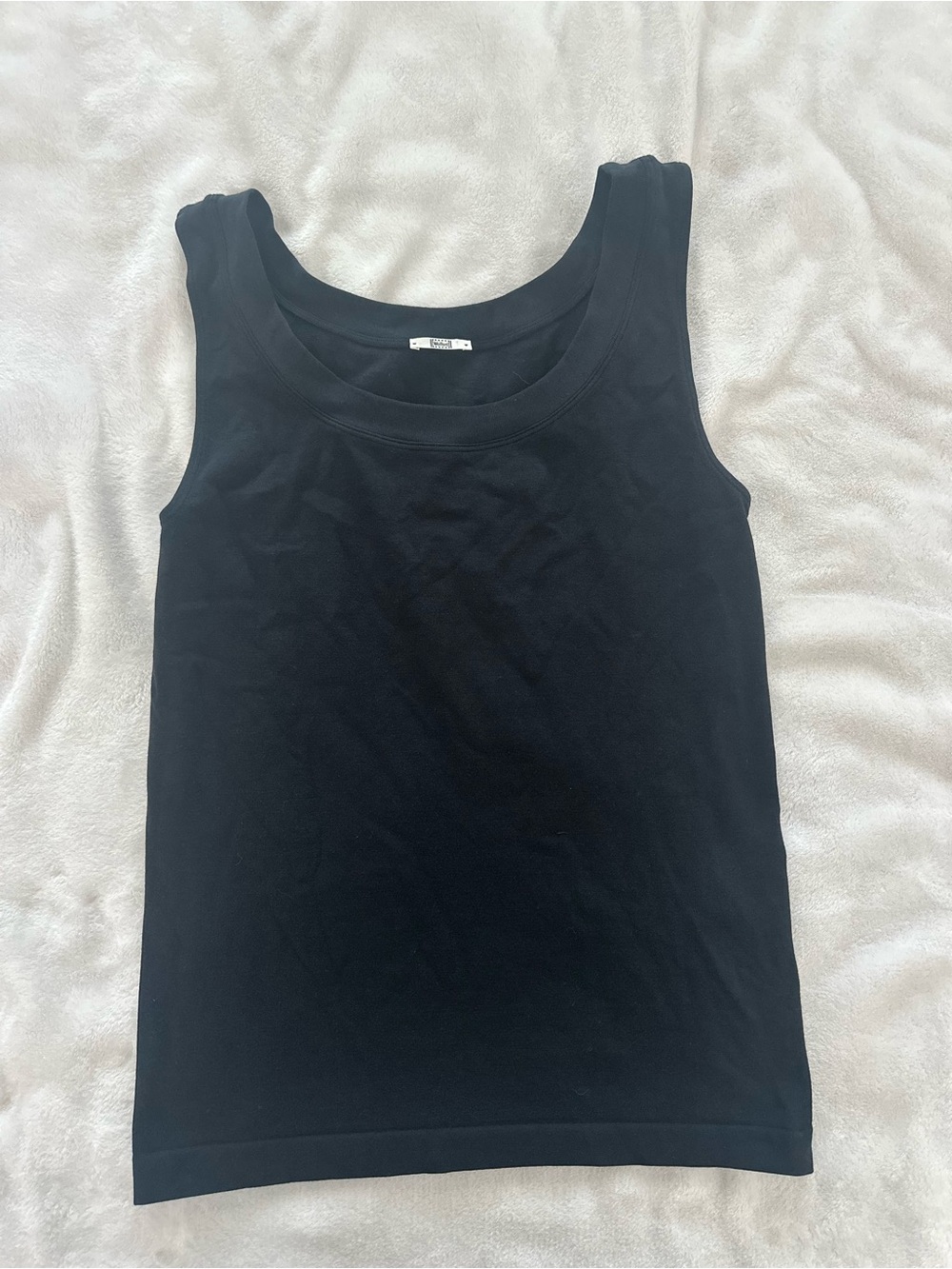 Wolford Tank Top Sleeveless Black Women's SZ MEDIUM Quiet Luxury